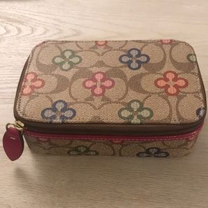 Coach travel jewelry box